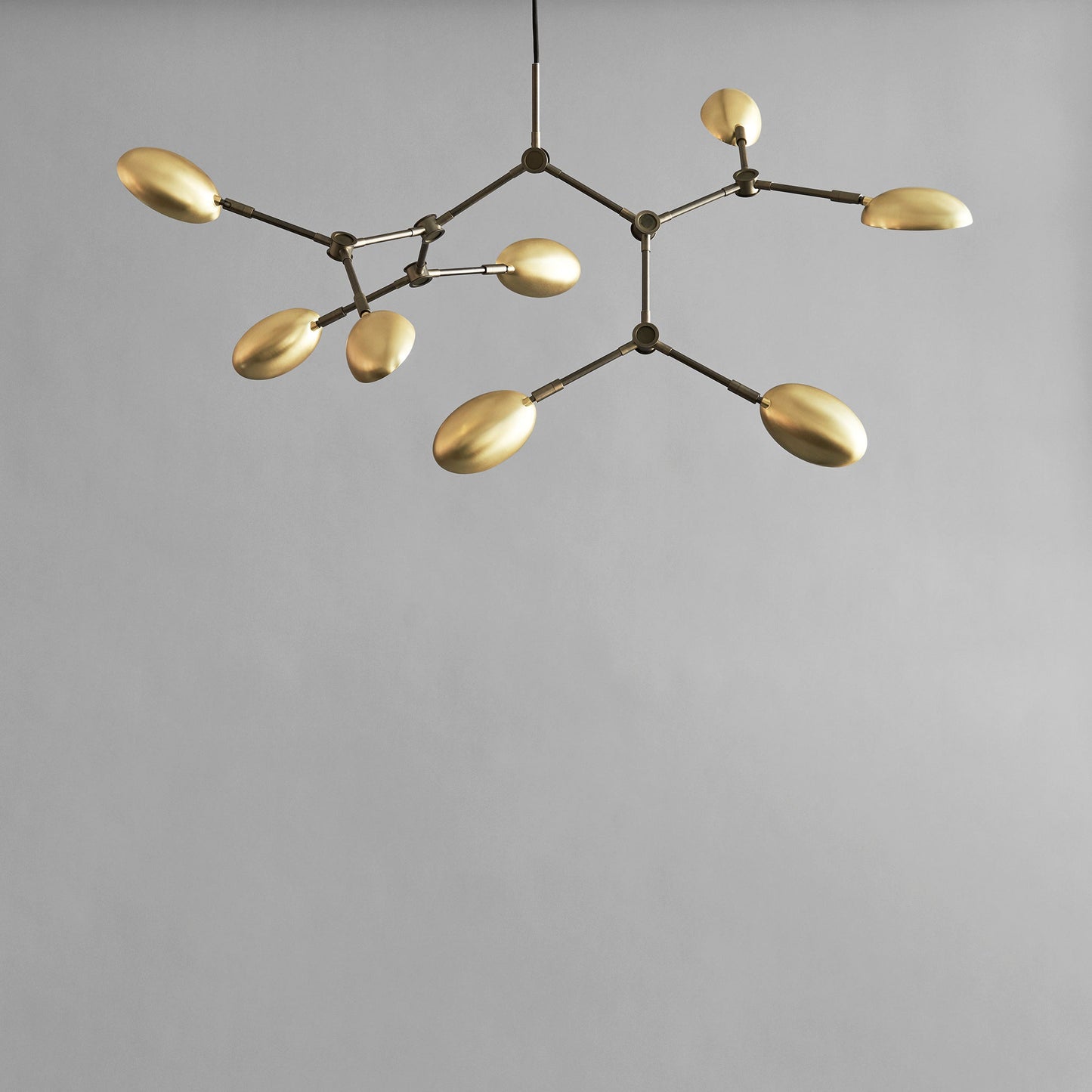 Drop Chandelier - Mini. Brass